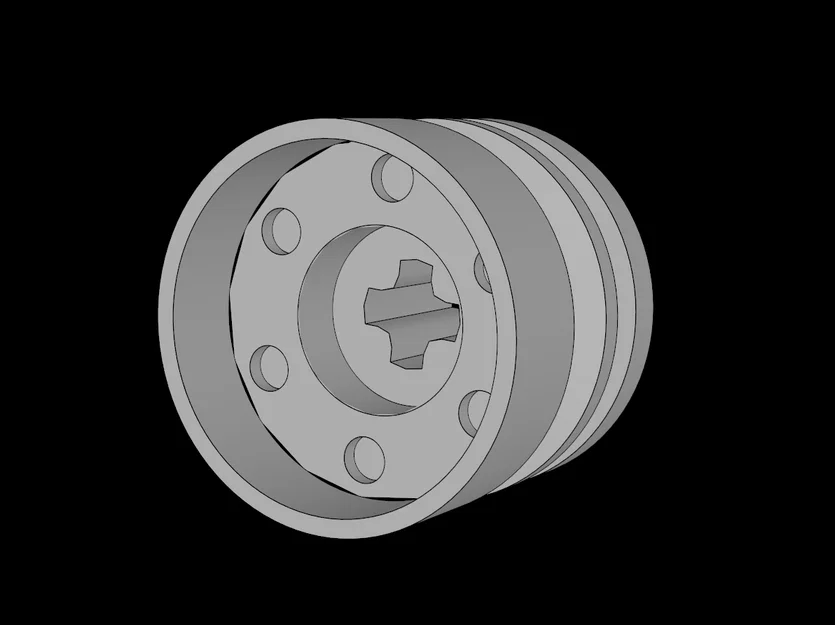 Mâm Bánh Xe 14x18 Tương Thích Lego (File In 3D Chi Tiết) - Image 1