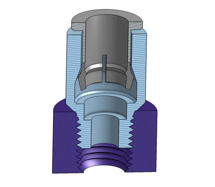 Khớp nối nhanh 1/4-18 (Push to connect) cho khí nén và chất lỏng - Image 1