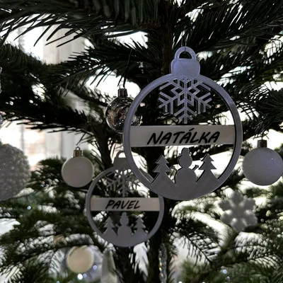 Quả cầu Giáng sinh (Christmas bulb) - Tùy chỉnh nội dung