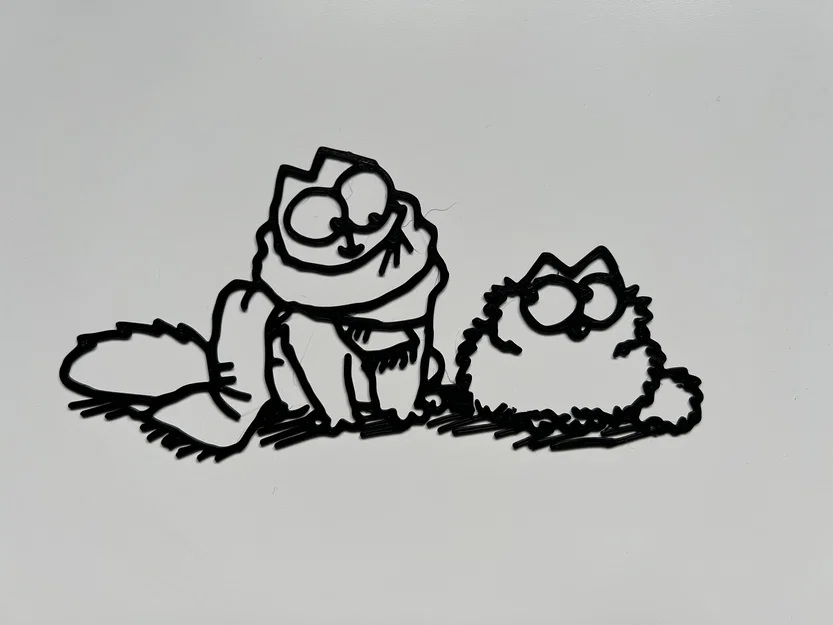 Tranh treo tường 3D Simon's Cat phiên bản Giáng sinh trang trí - Image 1