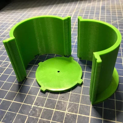 Bộ khuôn đúc hình trụ cho silicone (Cylinder mold holder) tiện dụng