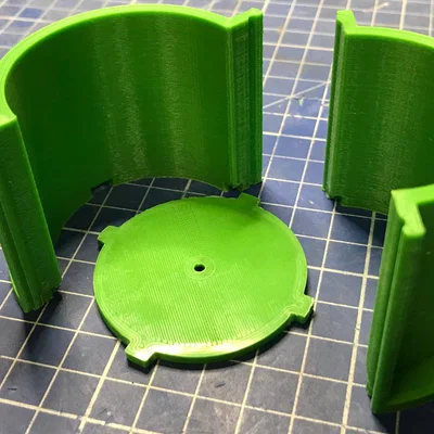Bộ khuôn đúc hình trụ cho silicone (Cylinder mold holder) tiện dụng
