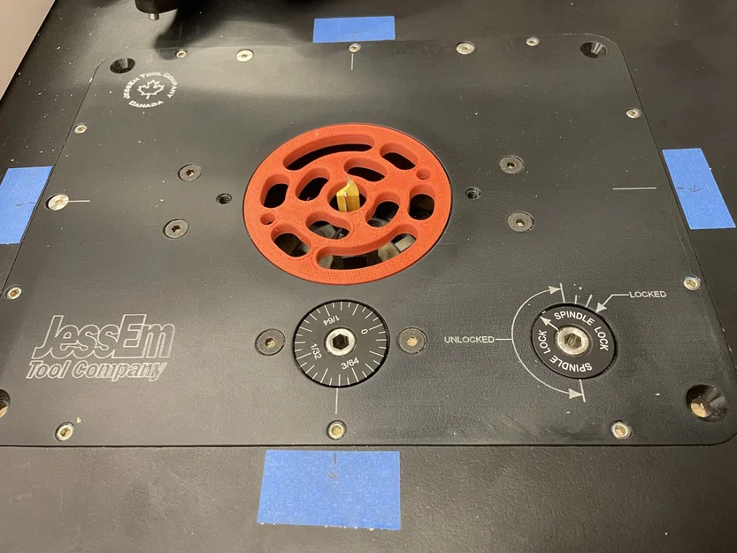 Bộ vòng đệm hút bụi cho bàn phay JessEm Router Lifts - Image 2