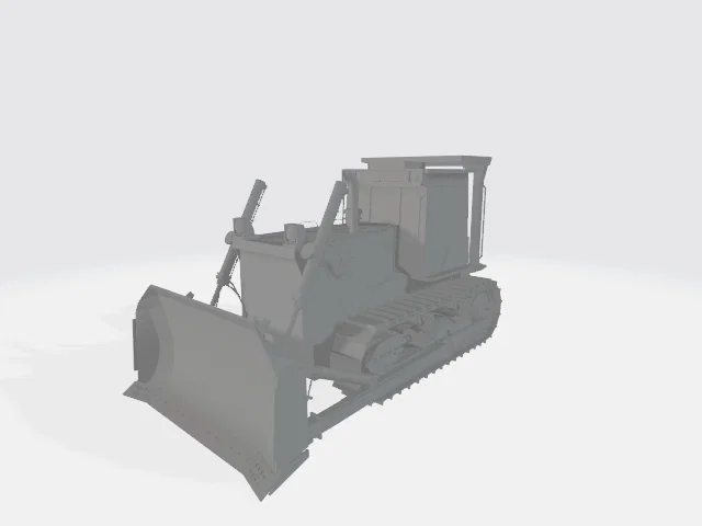 Mô hình xe ủi đất Tractor - File in 3D chi tiết ấn tượng - Image 1