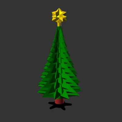 Mẫu cây thông Noel 3D SCADvent ấn tượng cho mùa lễ hội