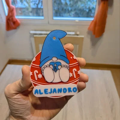 Chú lùn Gnome trang trí Giáng sinh cho bé sơ sinh