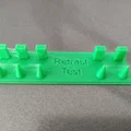 Mô hình kiểm tra Retraction Test (Hiệu chuẩn rút nhựa) 3D - Thumbnail 1