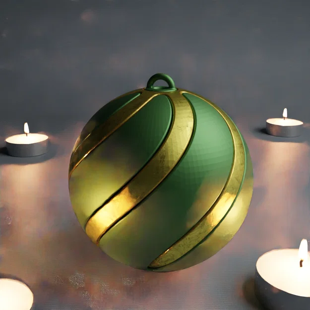 Quả châu Giáng sinh kiểu Vortex cho máy in single extruder! - Image 3