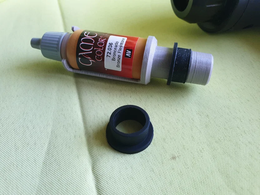 Đầu chuyển đổi (adapter) lắc lọ sơn Vallejo cho máy massage cầm tay - Image 2