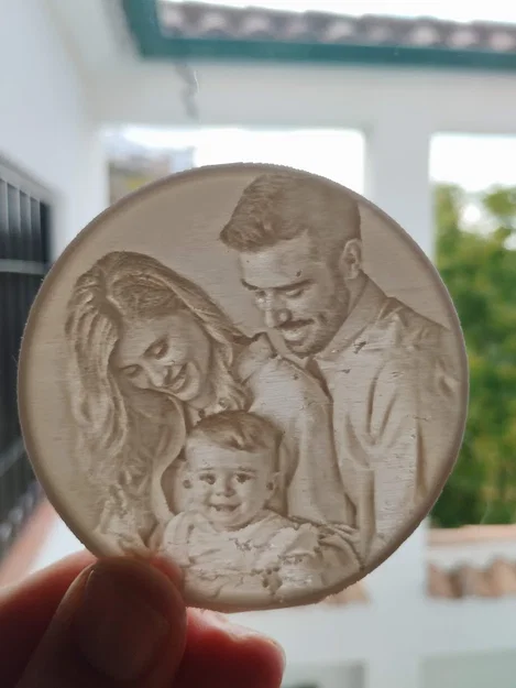 Trái Châu Giáng Sinh Litophane Tùy Chỉnh - Image 3