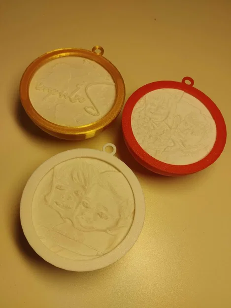 Trái Châu Giáng Sinh Litophane Tùy Chỉnh - Image 5