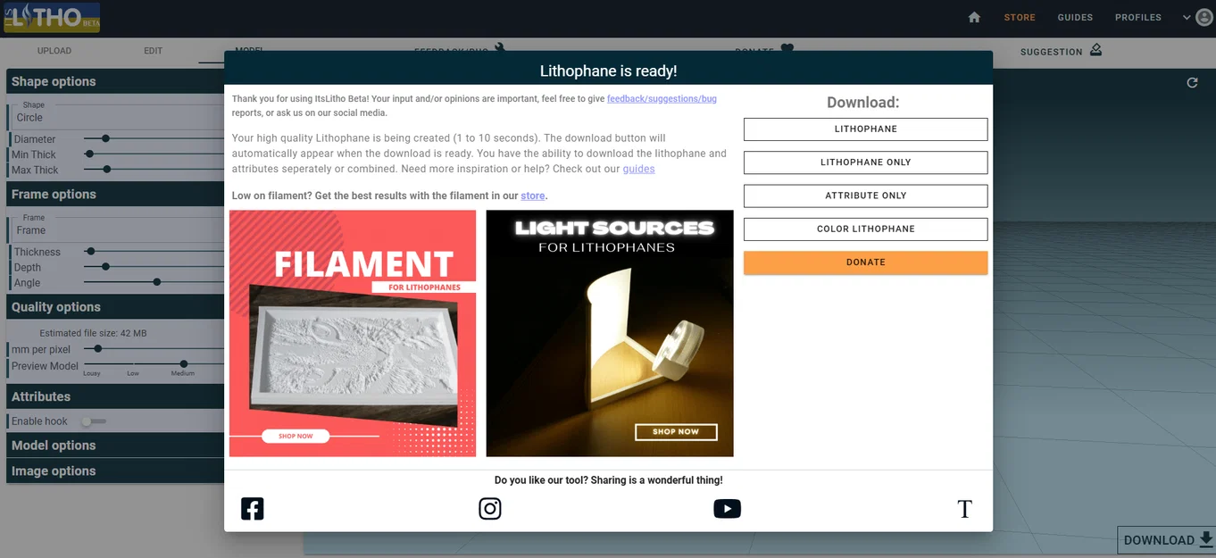 Trái Châu Giáng Sinh Litophane Tùy Chỉnh - Image 16