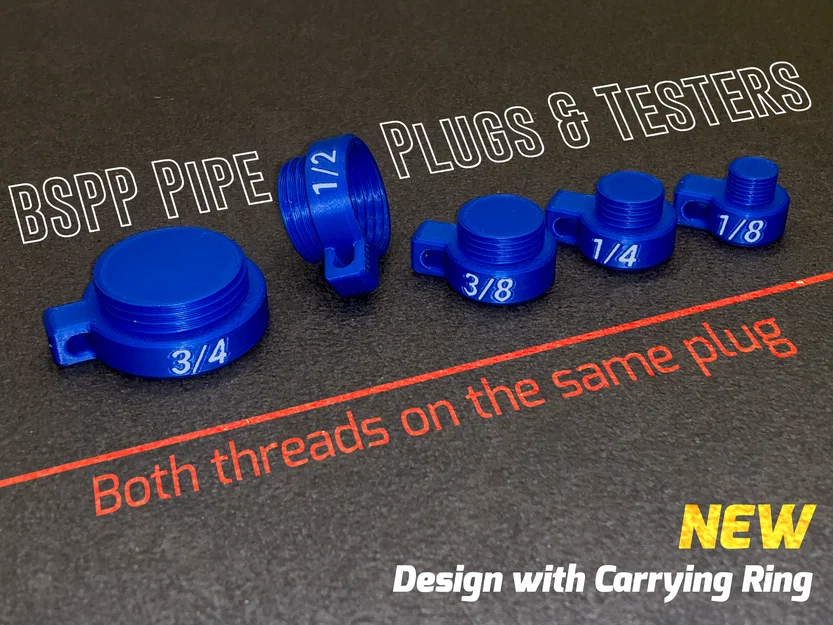 Nút chặn & Kiểm tra ống BSPP: Bảo vệ thiết bị đường ống khi bảo trì - Image 1