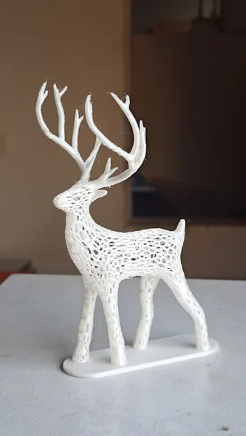 Mô hình tuần lộc 3D thiết kế Voronoi trang trí độc đáo - Image 2