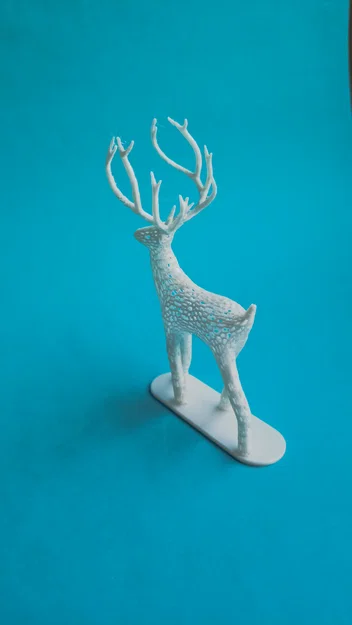 Mô hình tuần lộc 3D thiết kế Voronoi trang trí độc đáo - Image 4