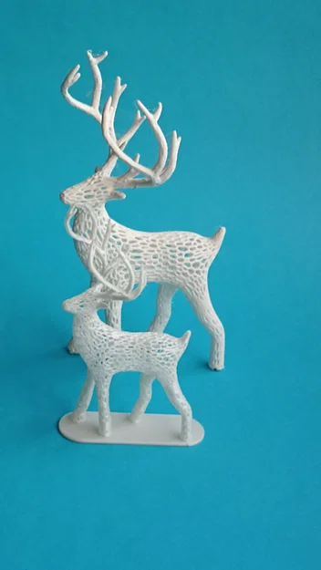 Mô hình tuần lộc 3D thiết kế Voronoi trang trí độc đáo - Image 5