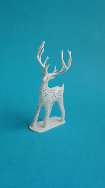 Mô hình tuần lộc 3D thiết kế Voronoi trang trí độc đáo - Image 7