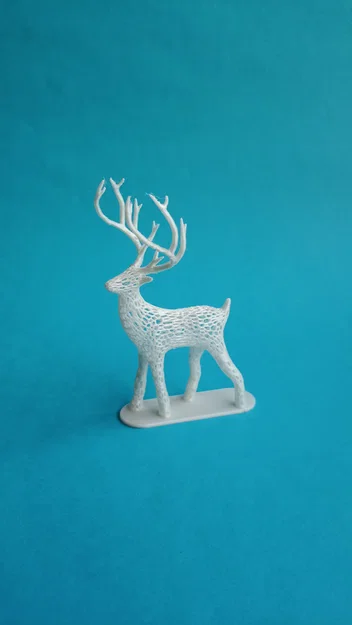 Mô hình tuần lộc 3D thiết kế Voronoi trang trí độc đáo - Image 8