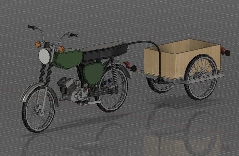 Mô hình xe Simson s51 - Image 3