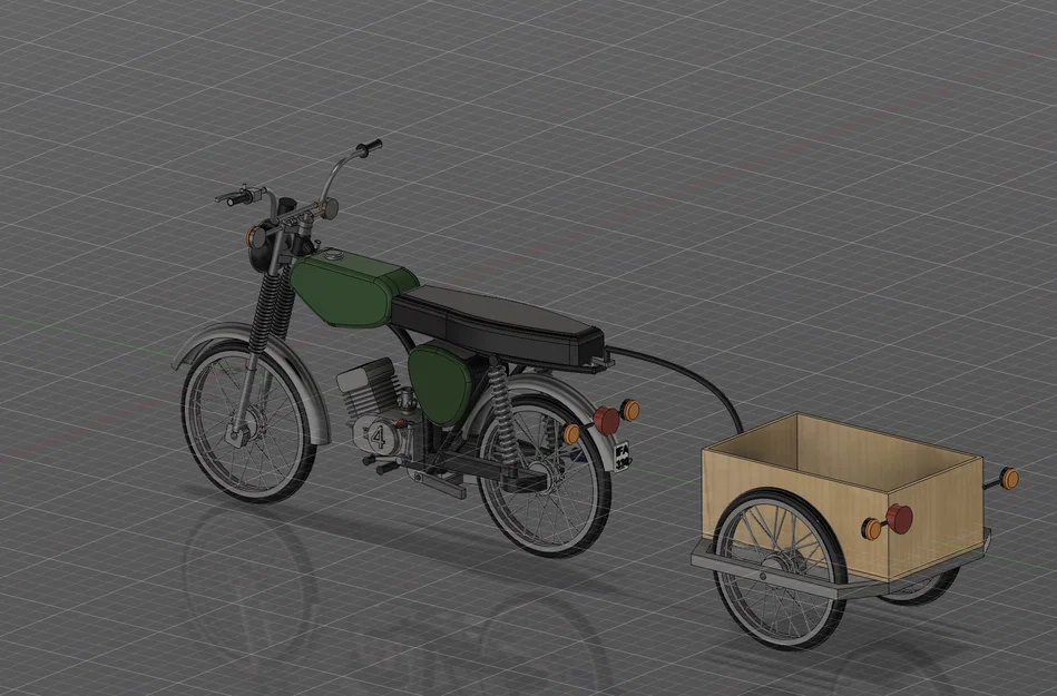 Mô hình xe Simson s51 - Image 4
