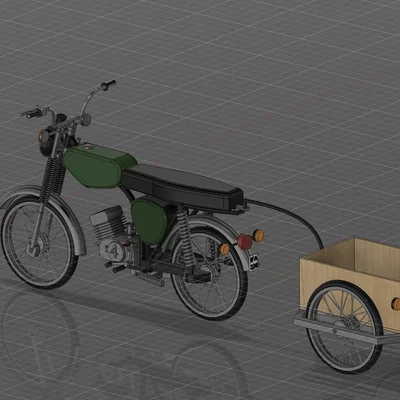 Mô hình xe Simson s51