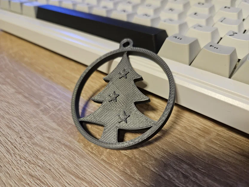 Mẫu trang trí cây thông Noel treo tường in 3D tinh tế và dễ làm - Image 1