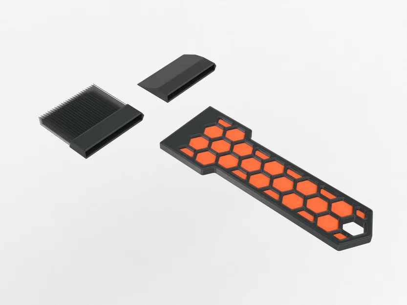 Bộ công cụ sủi và bàn chải Hex scraper and brush - Image 1