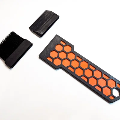 Bộ công cụ sủi và bàn chải Hex scraper and brush