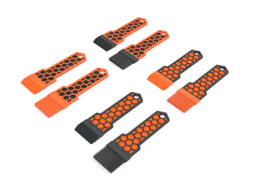 Bộ công cụ sủi và bàn chải Hex scraper and brush - Image 8