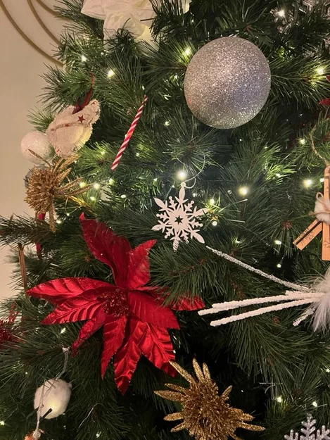 Bộ sưu tập 8 bông tuyết 3D trang trí cây thông Noel tuyệt đẹp - Image 2