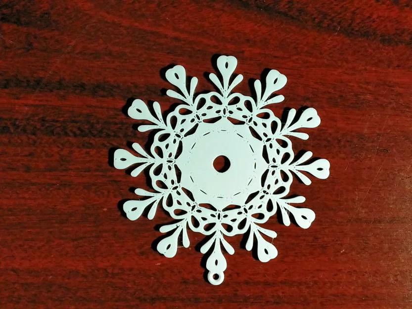 Bộ sưu tập 8 bông tuyết 3D trang trí cây thông Noel tuyệt đẹp - Image 3