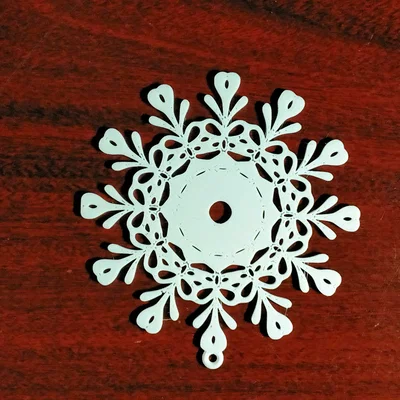 Bộ sưu tập 8 bông tuyết 3D trang trí cây thông Noel tuyệt đẹp