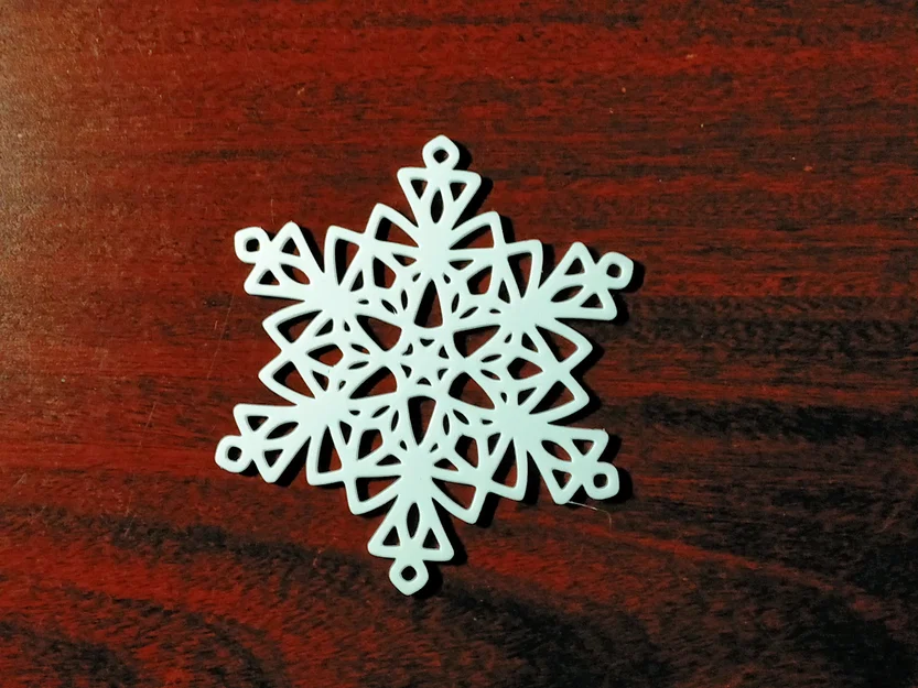 Bộ sưu tập 8 bông tuyết 3D trang trí cây thông Noel tuyệt đẹp - Image 4