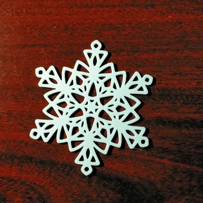 Bộ sưu tập 8 bông tuyết 3D trang trí cây thông Noel tuyệt đẹp