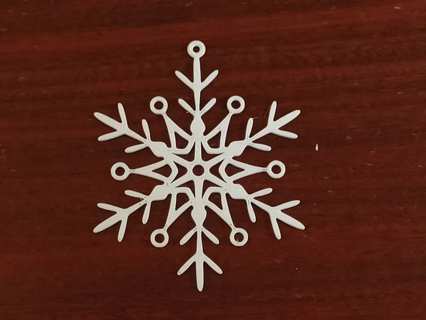 Bộ sưu tập 8 bông tuyết 3D trang trí cây thông Noel tuyệt đẹp - Image 5