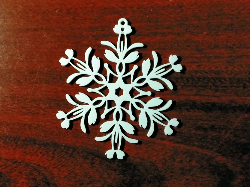 Bộ sưu tập 8 bông tuyết 3D trang trí cây thông Noel tuyệt đẹp - Image 7