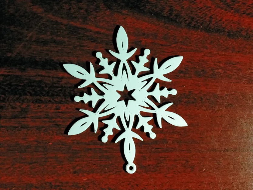 Bộ sưu tập 8 bông tuyết 3D trang trí cây thông Noel tuyệt đẹp - Image 9