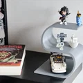 Kệ trưng bày dáng uốn lượn (Swoopy display shelf) cho mô hình và đồ sưu tập - Thumbnail 1