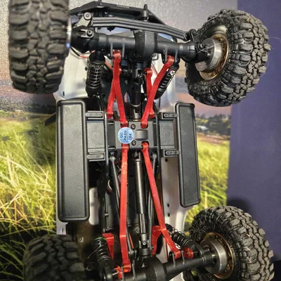 Bộ chuyển đổi 4 link & Link tăng khoảng sáng gầm cho Axial SCX24 Lexus GX470/Deadbolt