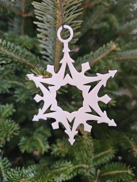 Bộ Phụ Kiện Trang Trí Hình Bông Tuyết Dễ Thương - Image 3