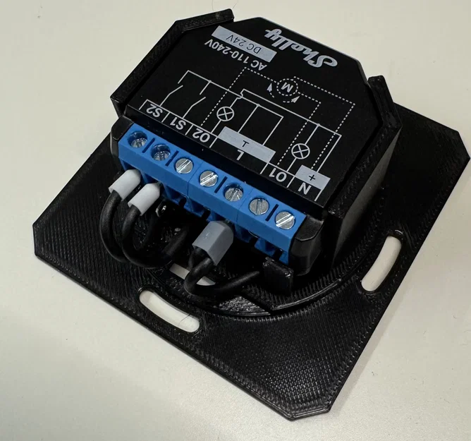 Đế lắp công tắc Shelly cho mặt công tắc hãng (Gira System55) - Image 1