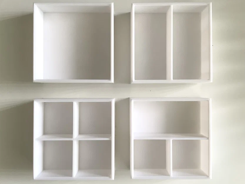 Bộ khay chứa đồ mini đa năng (Mini Stackable Containers) in 3D - Image 1