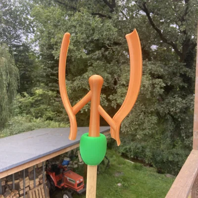 Chong chóng gió trục đứng phong cách siêu thực Moebius - Không cần vòng bi, không cần support