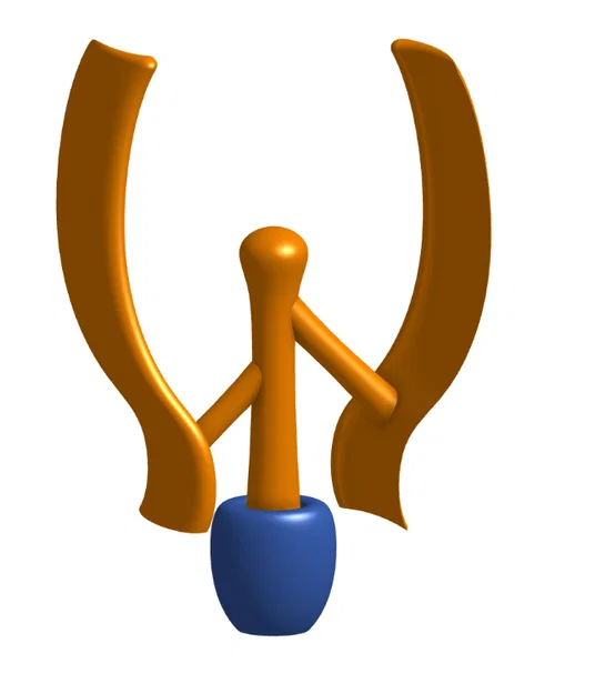 Chong chóng gió trục đứng phong cách siêu thực Moebius - Không cần vòng bi, không cần support - Image 5