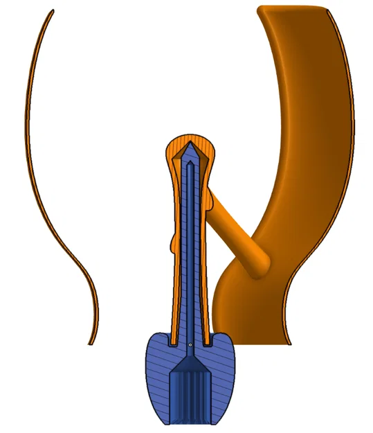 Chong chóng gió trục đứng phong cách siêu thực Moebius - Không cần vòng bi, không cần support - Image 6