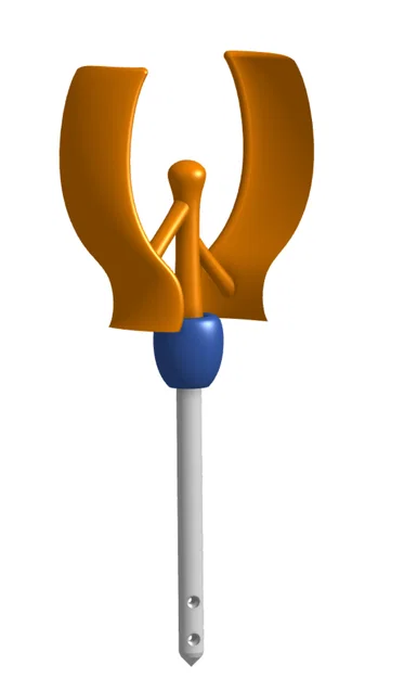 Chong chóng gió trục đứng phong cách siêu thực Moebius - Không cần vòng bi, không cần support - Image 7