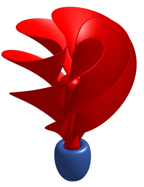 Chong chóng gió trục đứng phong cách siêu thực Moebius - Không cần vòng bi, không cần support - Image 13