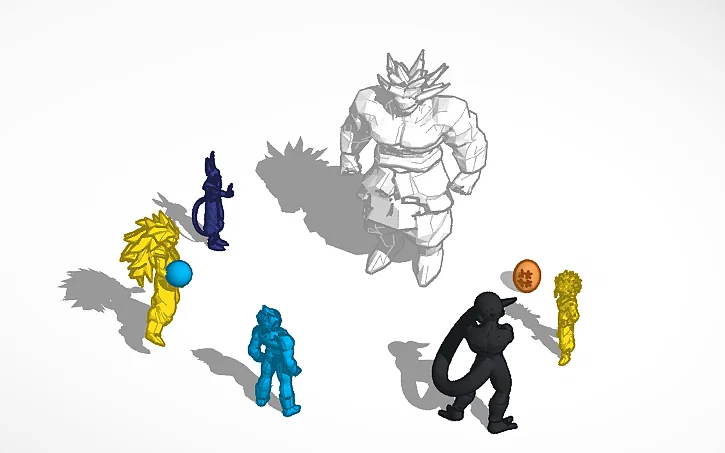 Bộ mô hình Dragon Ball: Goku, Vegeta, Frieza và dàn chiến binh cực chất - Image 1