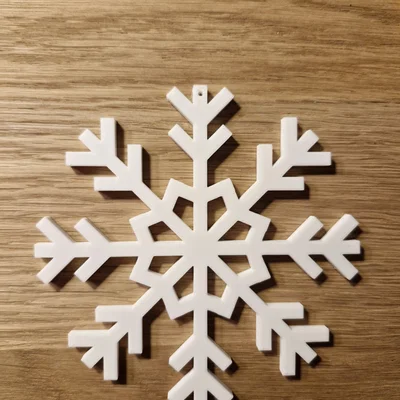 Bông Tuyết Trang Trí In 3D (12 cm) Tinh Tế Cho Mùa Lễ Hội