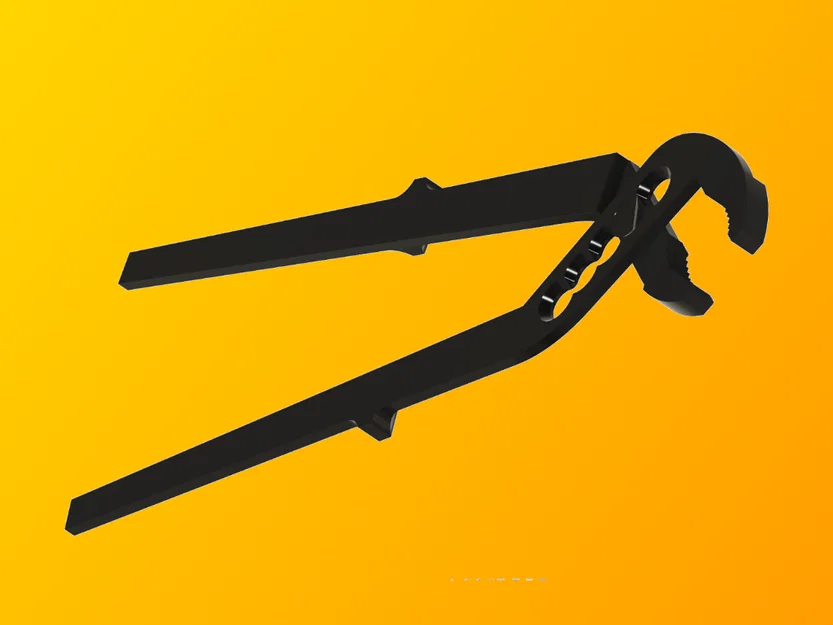 Mẫu kìm điều chỉnh (Adjustable Pliers) in 3D tiện lợi, không cần lắp ráp - Image 1